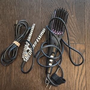 Mini Travel Hair Straightener & Acevivi Amazon Hair Straightening Brush